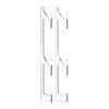 Soporte para auriculares de acrílico transparente transfronterizo, soporte para mando de juego PS4/PS5