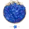 15x 14mm Cuentas de Vidrio Estrella de Mar Costera para Pulsera Collar Hecho a Mano con Agujero Recto