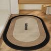 Alfombrillas de baño, Alfombras de lino absorbentes antideslizantes para el hogar, Alfombrillas de baño, Tapetes de secado rápido para la puerta del inodoro