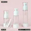 Botella de Vacío Personalizada de 15ml-50ml para Loción Plástico Transparente Set de Viaje Sub-Botella Base Esencia Fuente