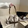 Bolso Cubo de Diseño Coreano para Mujer, Bolso de Hombro de Lujo Ligero de Nicho, Bolso Femenino de Ante Más Vendido, Bolso Cruzado Retro