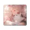 Alfombrilla de Ratón Pequeña Engrosada para Niñas, Pad de Computadora de Aspecto Elegante y Lindo para Uso en Oficina, Tamaño Mediano al por Mayor, Resistente a Manchas y Personalizable