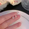 Brincos de Zircônia com Agulha de Prata S925 Brincos de Pérola de Luxo Leve Alto Senso 2025 Novo Versátil Brincos Elegantes para Mulheres