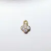 Acessórios de joias banhados a ouro de cobre 18k pingente alta cor zircônia micro cravejada colar pulseira brincos materiais DIY feitos à mão