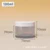 Frasco de crema de 50g, frasco vacío de plástico PP para crema facial de 200/300g, frasco de crema desmaquillante y crema de noche de 100g 150ml