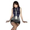 Conjunto de Secretaria Maduro Tallas Grandes, Atuendo Profesional Adelgazante de Cintura Alta, Lencería Sexy para Juego de Roles, Falda Sexy Bodycon Cos