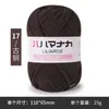 Nuevo Algodón Leche de Cuatro Hilos 25g Lana Hecho a Mano DIY Gorro Tejido Bufanda Muñeca Bola de Lana al por Mayor