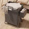 Cesta de Lavandería Hogar Cesta de Almacenamiento de Ropa Sucia Baño Cesta de Lavandería Dormitorio Cesta de Almacenamiento de Artículos Varios Puerta de Entrada Trasera Cesta para Ropa Sucia