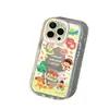 Funda Espejo Crema Adecuada para Teléfono Móvil Apple 16Promax Funda 15 Cobertura Completa 14 Panel Trasero 13 Anticaídas 12 Dibujo Animado Lindo