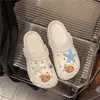 Zuecos para Mujer 2026 Nuevo Estilo de Verano con Diseño de Gato, Suela Suave, Dibujo Animado Lindo, Doble Uso, Aumentadores de Altura, Suela Gruesa, Sandalias de Estrella de Mar