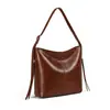 2026 Nueva Bolso de Hombro Único de Alto Valor para Mujer Bolso Cruzado Simple de Color Sólido para el Trabajo Bolso de Mano de Cuero Suave de Moda