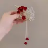 Olho de Gato Trevo Borla Celebridade Cyber Clipe Torcido Clipe de Uma Palavra Presilha de Cabelo Fivela de Sapo Acessórios de Cabelo Feminino Cabeça Headwear