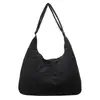 Bolso de Hombro para Mujer, Bolso Acolchado de Algodón de Gran Capacidad para Viajes Diarios, Bolso Cruzado, Nuevo Bolso Sencillo Casual Estilo Japonés para Debajo del Brazo para Mujeres