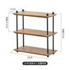 Estante de Almacenamiento Multicapa Lychee Sea Soporte para Tazas de Madera Maciza para el Hogar Estante de Exhibición de Mesa para Tocador de Dormitorio Estante de Almacenamiento de Madera