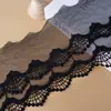 Gran Venta Precio Especial 14 cm de Ancho Doble Capa Hilo de Algodón Blanco y Negro Encaje Bordado Ropa Juguetes Hecho a Mano DIY Accesorios Decorativos
