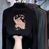 Roupa íntima infantil quente de gola alta parcial para outono e inverno, top estiloso de manga comprida para meninas, camiseta básica redonda de veludo alemão da moda