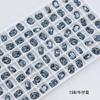 Taladro de uñas Dongzhou de 8 x 6 mm, pequeño cojín K9, taladro de punta inferior, accesorios de joyería para bricolaje, taladro de uñas de ángulo redondo cuadrado largo, súper flash