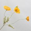 Sensación de simulación hidratante amapola alta calidad amapola islandesa decoración del hogar accesorios de fotografía suave flor