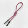 Tirador de cremallera para ropa, Cordón elástico de seda reflectante, Cordón anudado, Tirador de cremallera, Tirador de cremallera para ropa y equipaje
