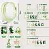 Bolsa de Carrinho de PVC Espesso de Alta Transparência em Forma de Q Bolsa de Armazenamento para Bonecas de Algodão Bolsa Suspensa à Prova de Poeira Bolsa para Exibição de Figuras de Brinquedo da Moda Boneca
