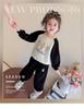 Conjunto de Sudadera para Niñas Primavera y Otoño 2025 Nuevo Set de Dos Piezas de Dibujos Animados para Niños Moda Bebé Moda Lindo Trendy