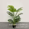 Simulação de planta verde de bambu com dorso de tartaruga em vaso estilo nórdico decoração de planta verde para casa decoração de planta artificial transfronteiriça fornecimento atacado