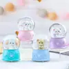 Calcetín de Navidad de producto nuevo transfronterizo, mini bola de agua, adorno de bola de cristal brillante para regalo de Navidad