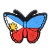 Nuevos accesorios para zapatos con agujeros de cocodrilo Flor de zapato DIY Accesorios para cordones de zapato Hebilla de zapato creativa de dibujos animados Venta al por mayor Transfronterizo Amazon