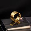 Anel de aço titânio fosco escovado 10mm anel de casal de aço inoxidável boxer