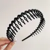 Diadema para Lavar Cara y Cabello para Mujer Artefacto para Acabar el Cabello Suelto con Dientes Diadema Antideslizante Cabello Sur Corea 2024 Nuevo Adorno para la Cabeza de Celebridad de Internet