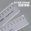 Xiaoyuer Regla de Plástico Transparente con Escala Regla de Plástico Transparente