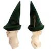 Sombrero de Mago de Halloween Sombrero Mágico Puntiagudo Sombrero Decorativo de Plumas Retro para Fiesta de Disfraces Sombrero de Bruja Sombrero Indio