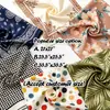 Marca de diseñador independiente pañuelos digitales estampados personalizados, pañuelos personalizados hechos solo bajo pedido, no hay stock disponible
