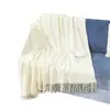 Manta climatizada, manta de tricô, estilo nórdico, de alta qualidade, manta de sofá com franjas, decoração de casa interna, manta pequena, manta para cochilo no pé da cama