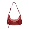 2026 Bolso de Hombro Nuevo de Color Claro para Mujer, Bolso Coreano de Nicho Plegado para Debajo del Brazo, Bolso de Mano tipo Empanada