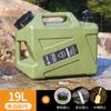 Balde tático outdoor de 19 litros com torneira balde de armazenamento de água de plástico PE de 5 galões balde para beber portátil passeio autônomo de carro
