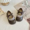 Zapatos de piel para niña 2026 otoño nuevo modelo zapatos de princesa para niña zapatos sencillos para bebé zapatos de piel para niño zapatos de piel versátiles de moda