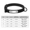 Collar Grabado Anti-Pérdida Correa de Tracción para Perro Mediano y Grande Collar Perro Pequeño Placa de Identificación para Mascota Collar para Perro Mascota Regalo para Mascota