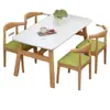 Mesa de Comedor para Uso Doméstico en Apartamentos Pequeños, Juego de Mesa y Sillas de Comedor Comerciales para Restaurantes de Comida Rápida, Mesa de Recepción para Apartamentos de Alquiler