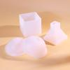 Molde de Silicone Esfera de Cristal Epóxi DIY Superfície Espelhada Cubo Pirâmide Meia Esfera Flor Seca Ornamento Suporte de Exibição Molde