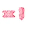 Forma de Biscoito Série Símbolos Weka Desenho Animado 3D Forma Espiral Deusa de Biscoito Impressão Simulação de Argila DIY