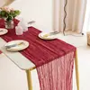 Bandera de Mesa Transfronteriza de Amazon Estilo Americano Boda Fiesta de Cumpleaños Decoración de Fiesta Bandera de Mesa Plisada Bohemia