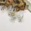 Celebridad de Internet Uñas Artísticas Campana de Cristal Transparente Decoración Navideña para Uñas Colgante de Lazo Dorado y Plateado Blanco y Negro