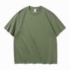 Camiseta Peso Pesado 280g Algodão Puro com Logo Personalizado, Marco Qin Manga Curta Oversize Street Fashion Ins Casual Versátil