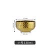 Tazón de Arroz de Acero Inoxidable 304 Grano Diamante Transfronterizo Tazón de Sopa Ramen Estilo Coreano Arroz Mixto Fideos Fríos Encurtidos Dorados Ensaladera