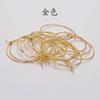 Aretes Círculo Redondo de Nueve Caracteres Anillo de Copa de Vino Accesorios de Joyería DIY Material Grande de Nueve Caracteres Aros para Orejas Suministro de Yiwu