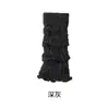 Botas de Nieve y Calcetines, Calcetines de Celebridad de Internet Estilo Fair Isle, Calcetines Cálidos para Pantorrilla de Algodón para Mujer de Doble Aguja Doble Vía