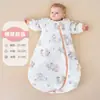 Saco de dormir para bebé Otoño e Invierno Engrosado Tipo Algodón Puro Bebé Recién Nacido Todo en Uno Anti-Frío y Anti-Patadas Colcha Ropa para Niños de Anyang