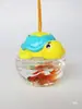 Pequeña Pecera de Plástico para Puestos Callejeros, Pecera para Peces Dorados, Botella para Peces, Botella para Tortugas, Botella para Tortugas y Medusas, Botella Luminosa para Peces, Botella para Renacuajos y Medusas