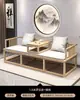 Nueva cama Arhat de madera maciza estilo chino, sofá cama para sala de estar estilo Ming para apartamentos pequeños, silla Arhat Zen simple de doble uso